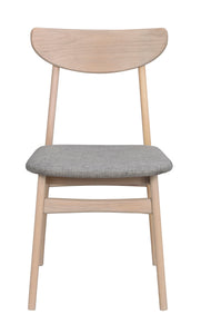 RODHAM Set of 2 Chairs – white wash oak/light grey – 1