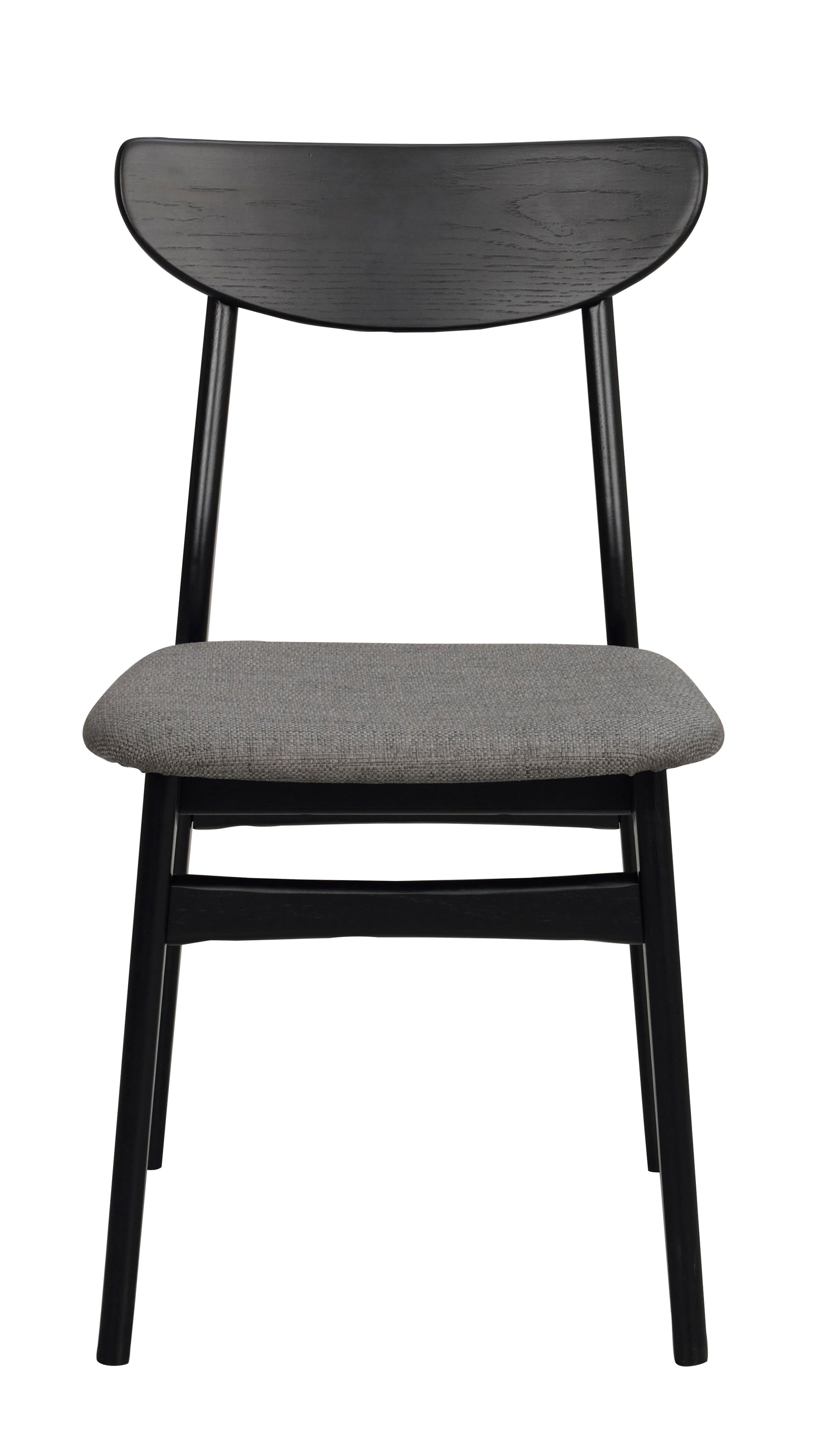 RODHAM Set of 2 Chairs – black oak/dark grey – 1