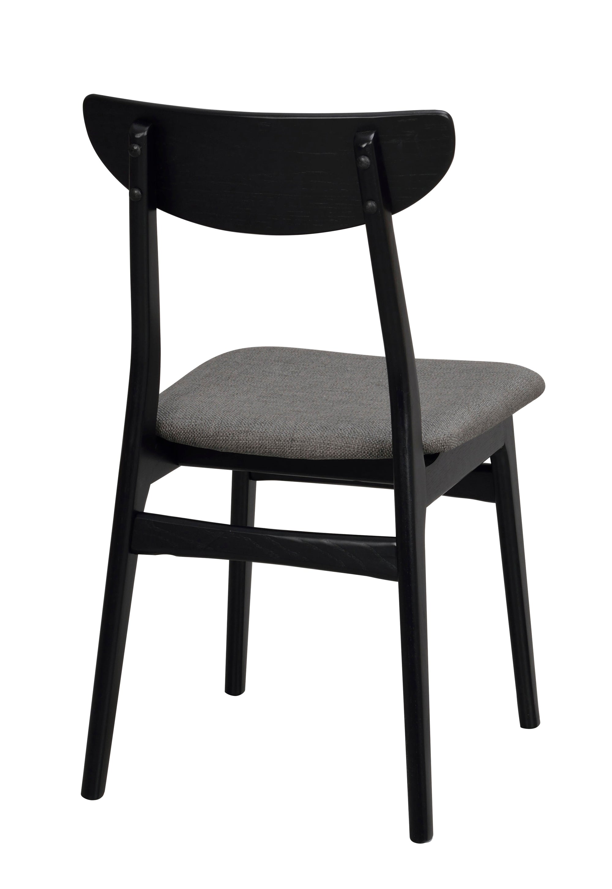 RODHAM Set of 2 Chairs – black oak/dark grey – 6