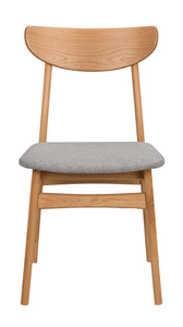 RODHAM Set of 2 Chairs Stock – oak/light grey – 1