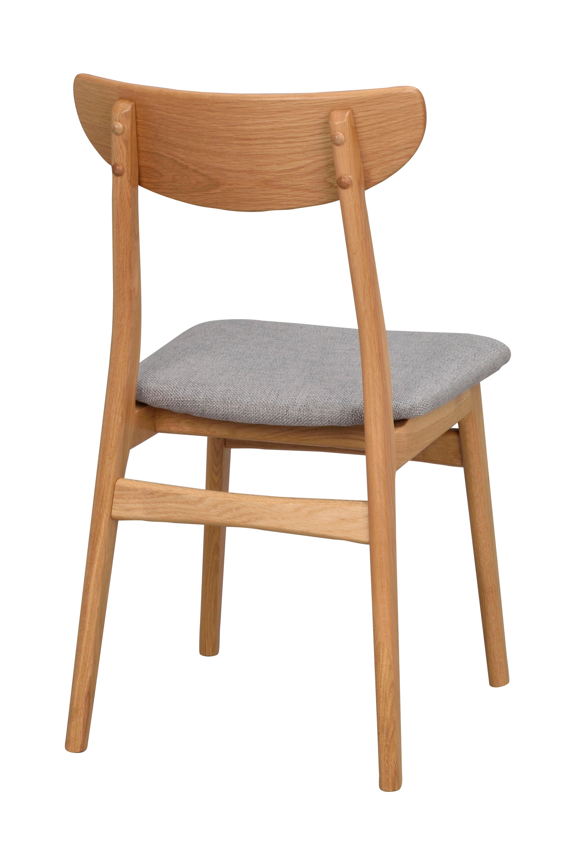 RODHAM Set of 2 Chairs – oak/light grey – 9