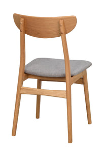 RODHAM Set of 2 Chairs – oak/light grey – 9