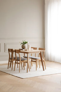 RODHAM Set of 2 Chairs Stock – oak/light grey – 3