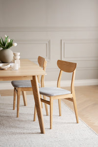 RODHAM Set of 2 Chairs Stock – oak/light grey – 2