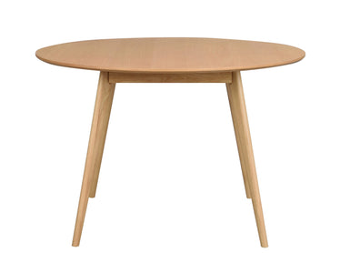 YUMI Round Table 115CM – Oak – 1