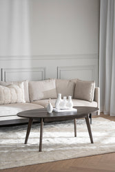 YUMI Oval Coffee Table 130CM – Oak – 2