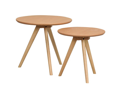 Yumi Nesting Tables – Natural Oak – 1