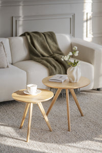Yumi Nesting Tables – Natural Oak – 2