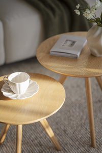 Yumi Nesting Tables – Natural Oak – 5