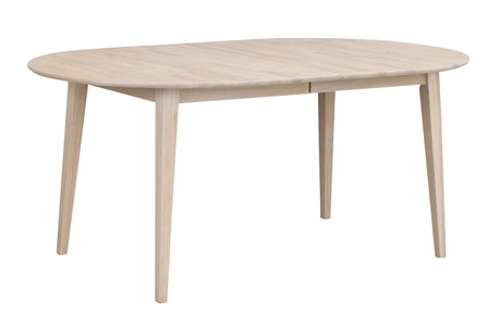 FILIPPA Oval Extending Table 170/210/250CM – Whitewashed Oak / Standard Table (one leaf included) – 1