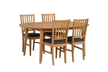FILIPPA Oval Extending Table 170/210/250CM – Oak / Standard Table (one leaf included) – 9