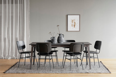 FILIPPA Dark Oak Dining Table 180CM/230CM/280CM – 180CM Standard table – 5