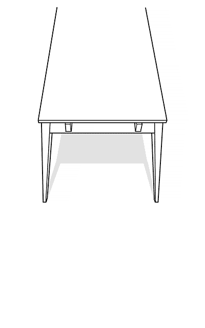 FILIPPA Oak Dining Table 180CM/230CM/280CM – Oak / 180CM Standard table – 9