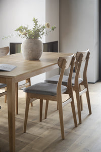 FILIPPA Oak Dining Table 180CM/230CM/280CM – Oak / 180CM Standard table – 3