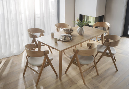 FILIPPA Oak Dining Table 180CM/230CM/280CM – Oak / 180CM Standard table – 2