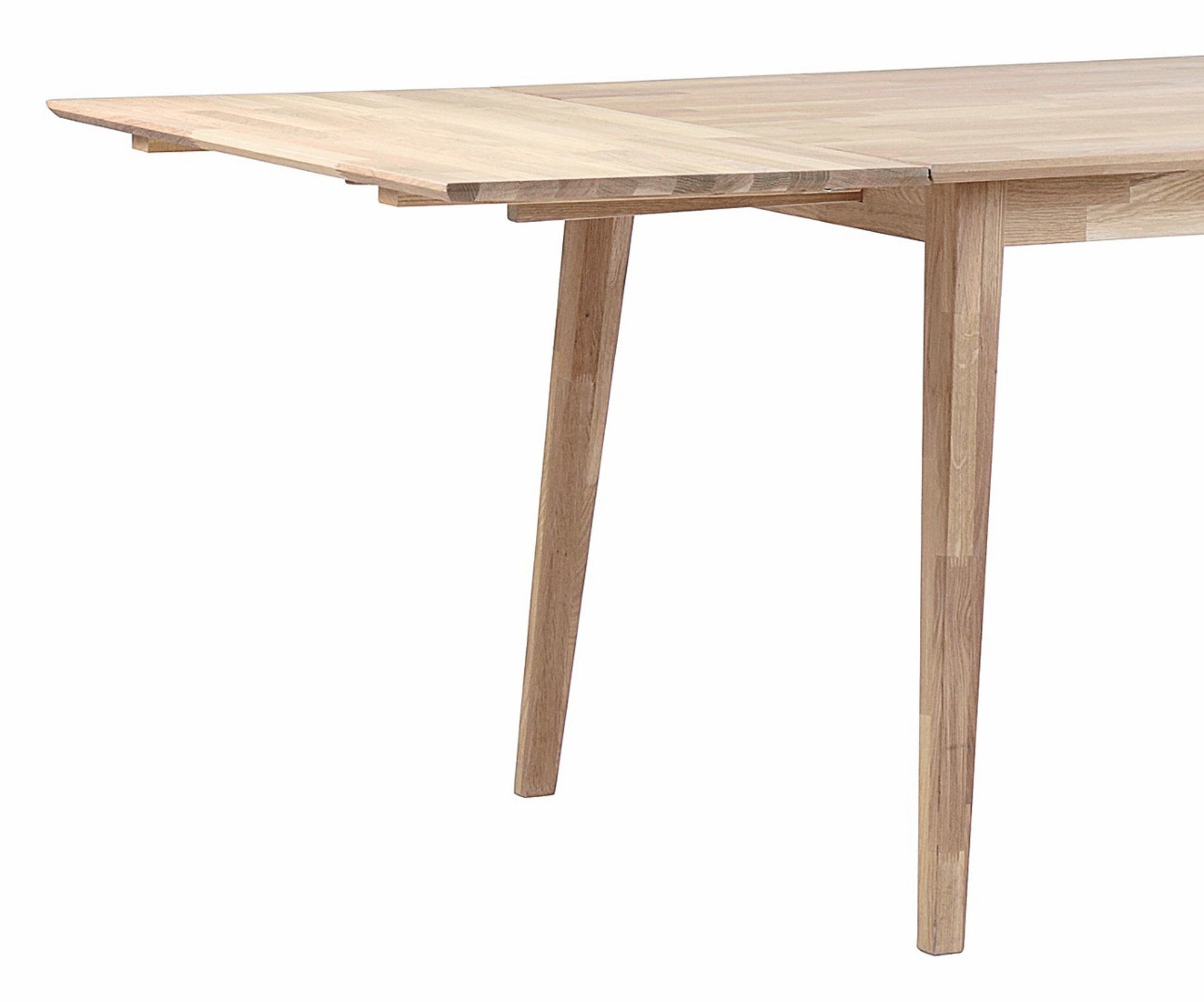 FILIPPA Oak Dining Table 180CM/230CM/280CM – Whitewashed oak / 180CM Standard table – 7