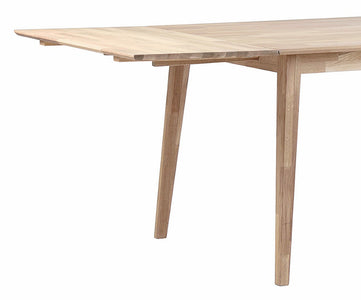 FILIPPA Oak Dining Table 180CM/230CM/280CM – Whitewashed oak / 180CM Standard table – 7