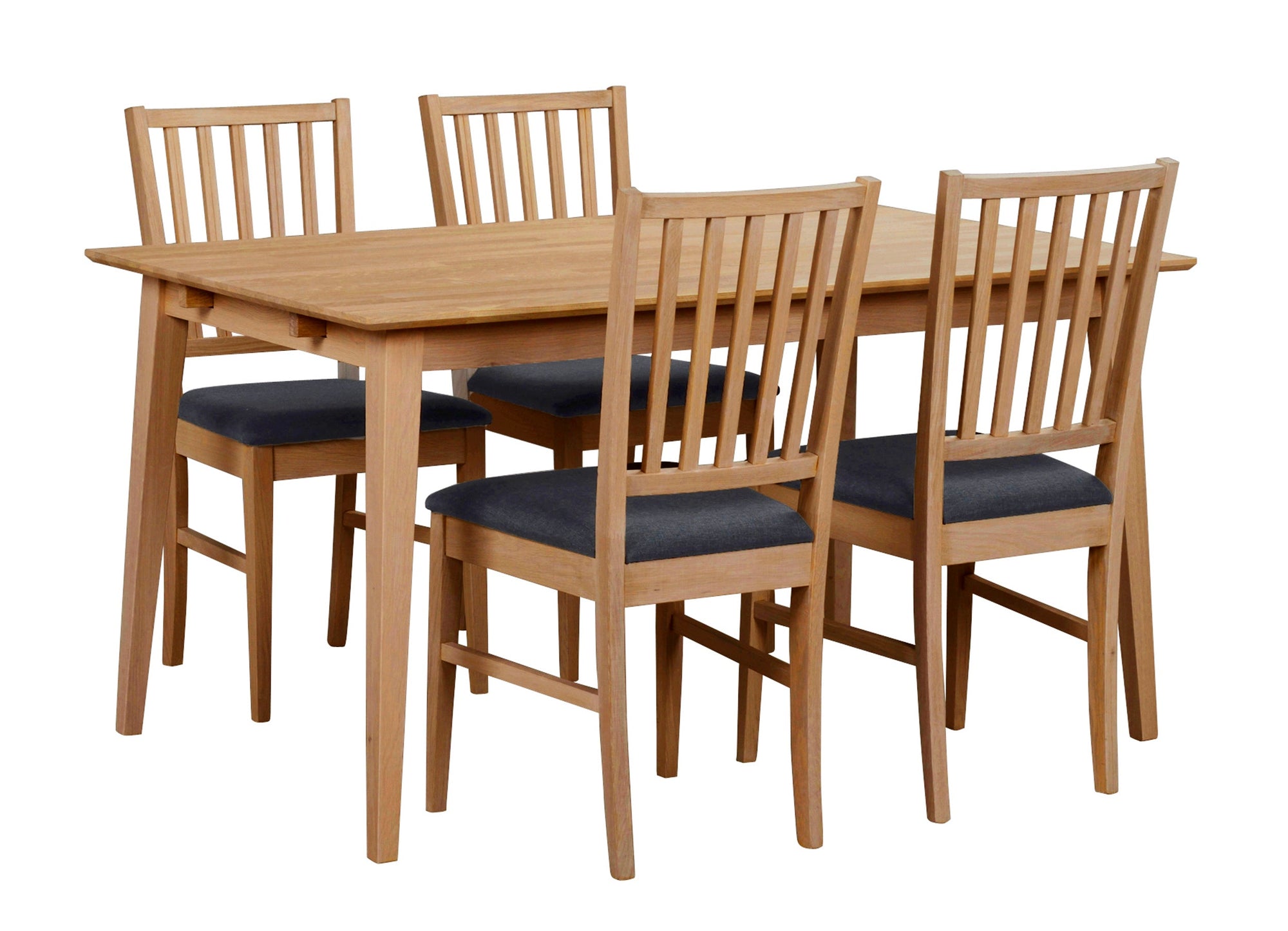 FILIPPA Dining Table 140CM/240CM – Oak top and legs / 140CM Standard Table – 5