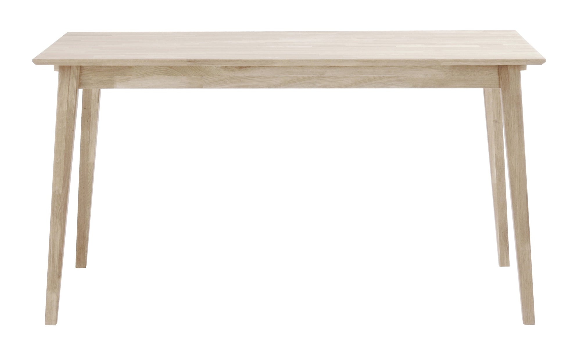 FILIPPA Dining Table 140CM/240CM – Whitewash top and legs / 140CM Standard Table – 1