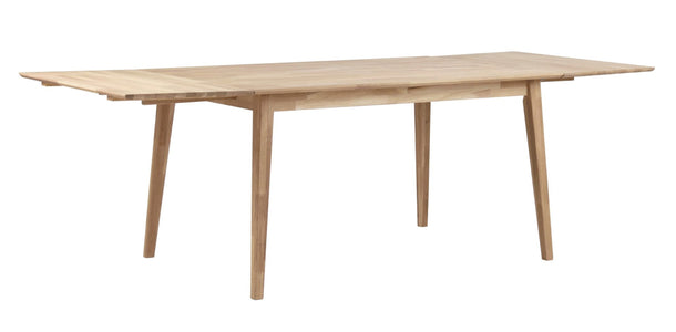 FILIPPA Dining Table 140CM/240CM – Whitewash top and legs / 140CM Standard Table – 6