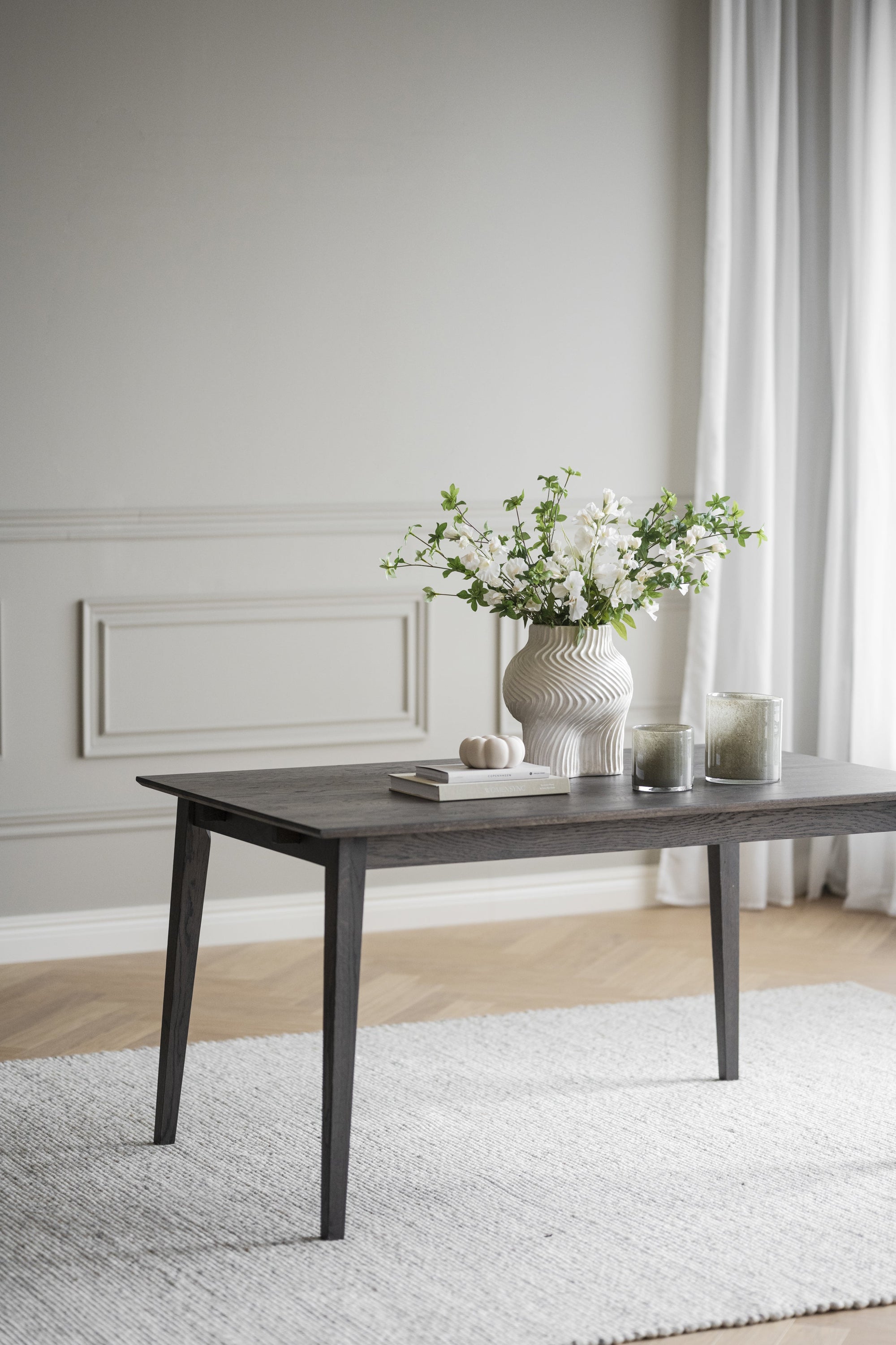 FILIPPA Dining Table 140CM/240CM – Dark brown / 140CM Standard Table – 2