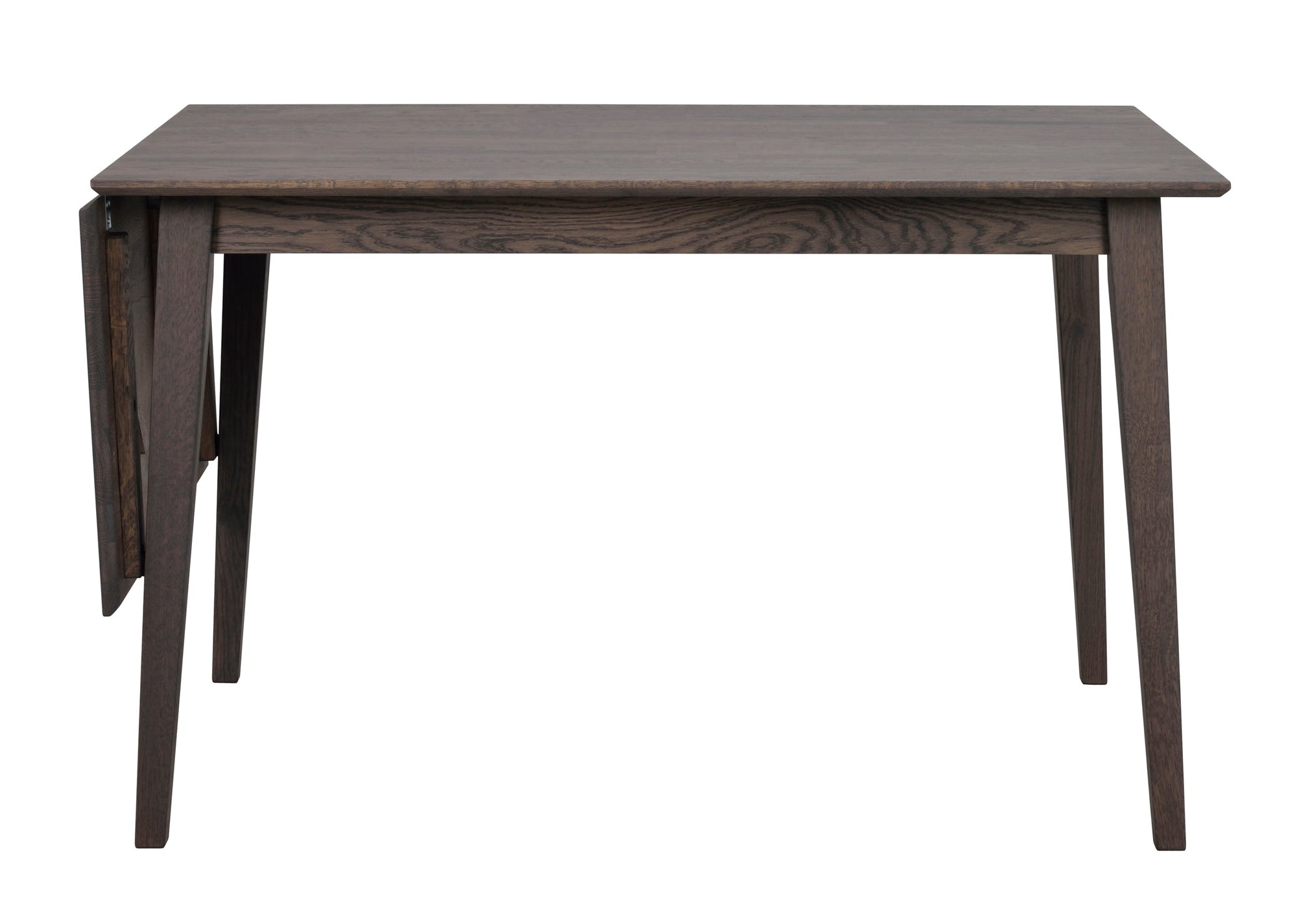 FILIPPA Drop Leaf Table 80CM & 120CM – Dark Brown Oak / Large 120CM – 1