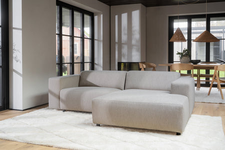 Willard 3-Seater Modular Sofa with Chaise Longue – Beige / Right-hand chaise – 2