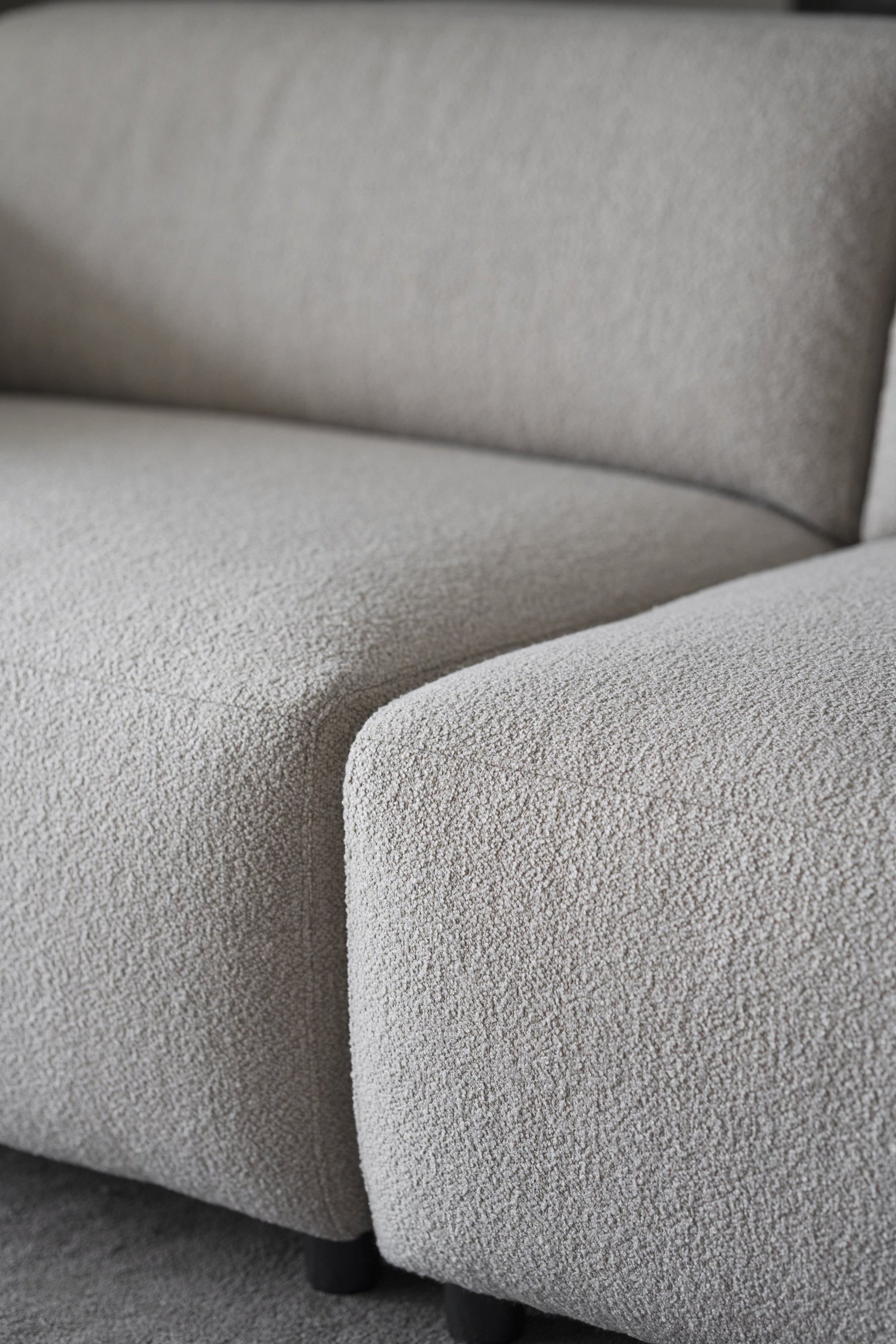 Willard 4-Seater Modular Sofa with Chaise Longue – Light Beige / Right-hand chaise – 4