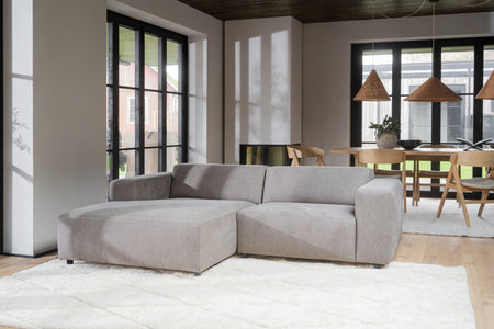 Willard 3-Seater Modular Sofa with Chaise Longue – Beige / Left-hand chaise – 2