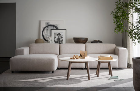 Willard 4-Seater Modular Sofa with Chaise Longue – Light Beige / Left-hand chaise – 2