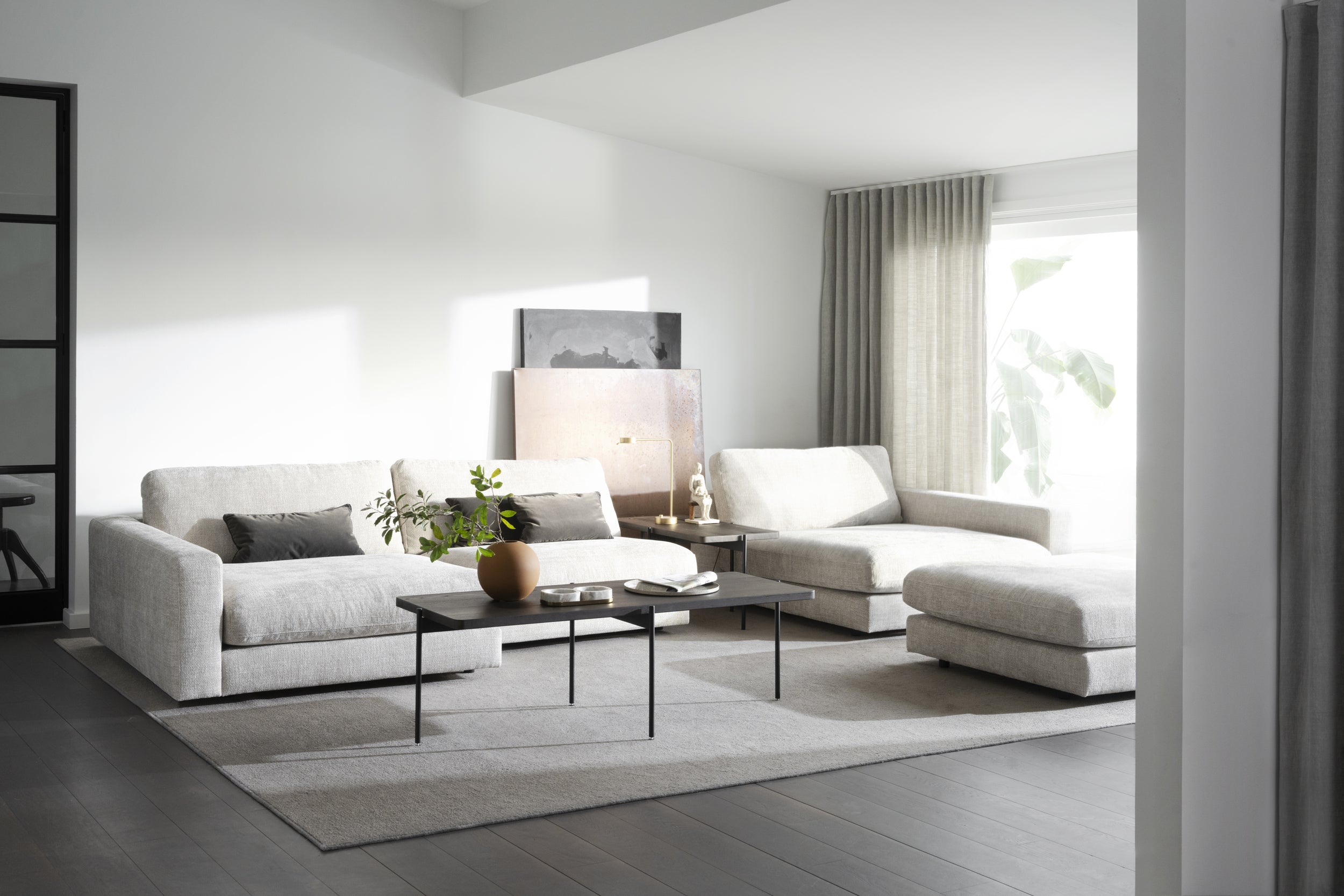 Duncan Footstool – Light Grey – 7