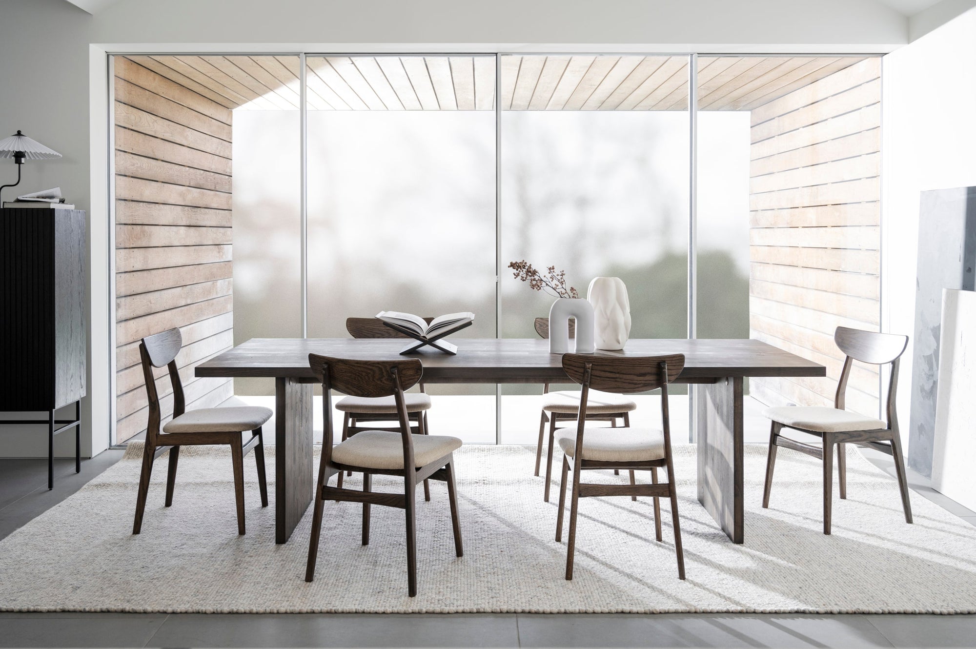 Emmett Dining Table 240 x 95 cm – Brown Oak – 3