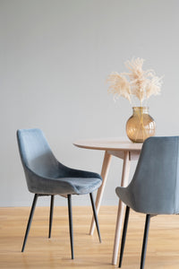 SIERRA Velvet Set of 2 Chairs – Blue Velvet – 2