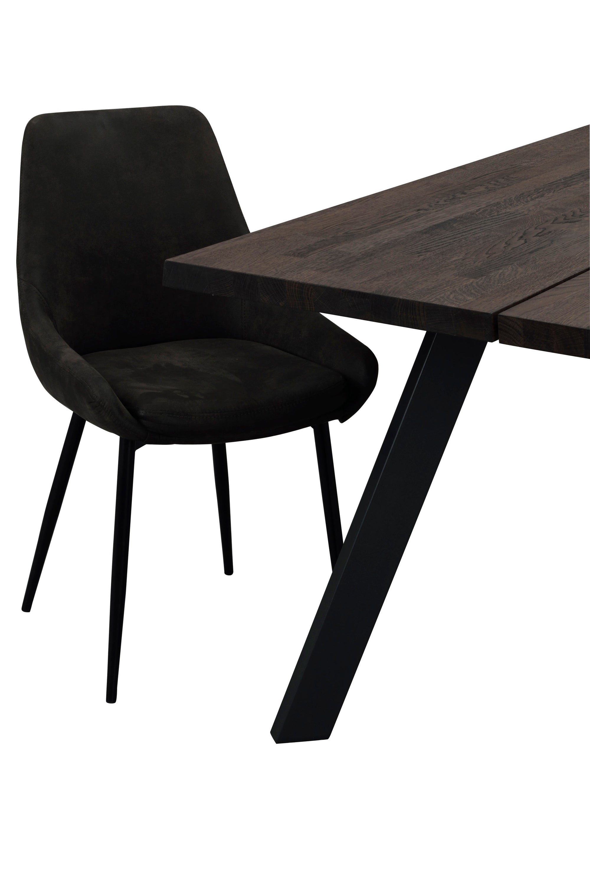 SIERRA Set of 2 Chairs – Dark grey/black – 6