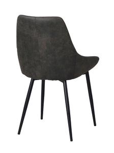 SIERRA Set of 2 Chairs – Dark grey/black – 5