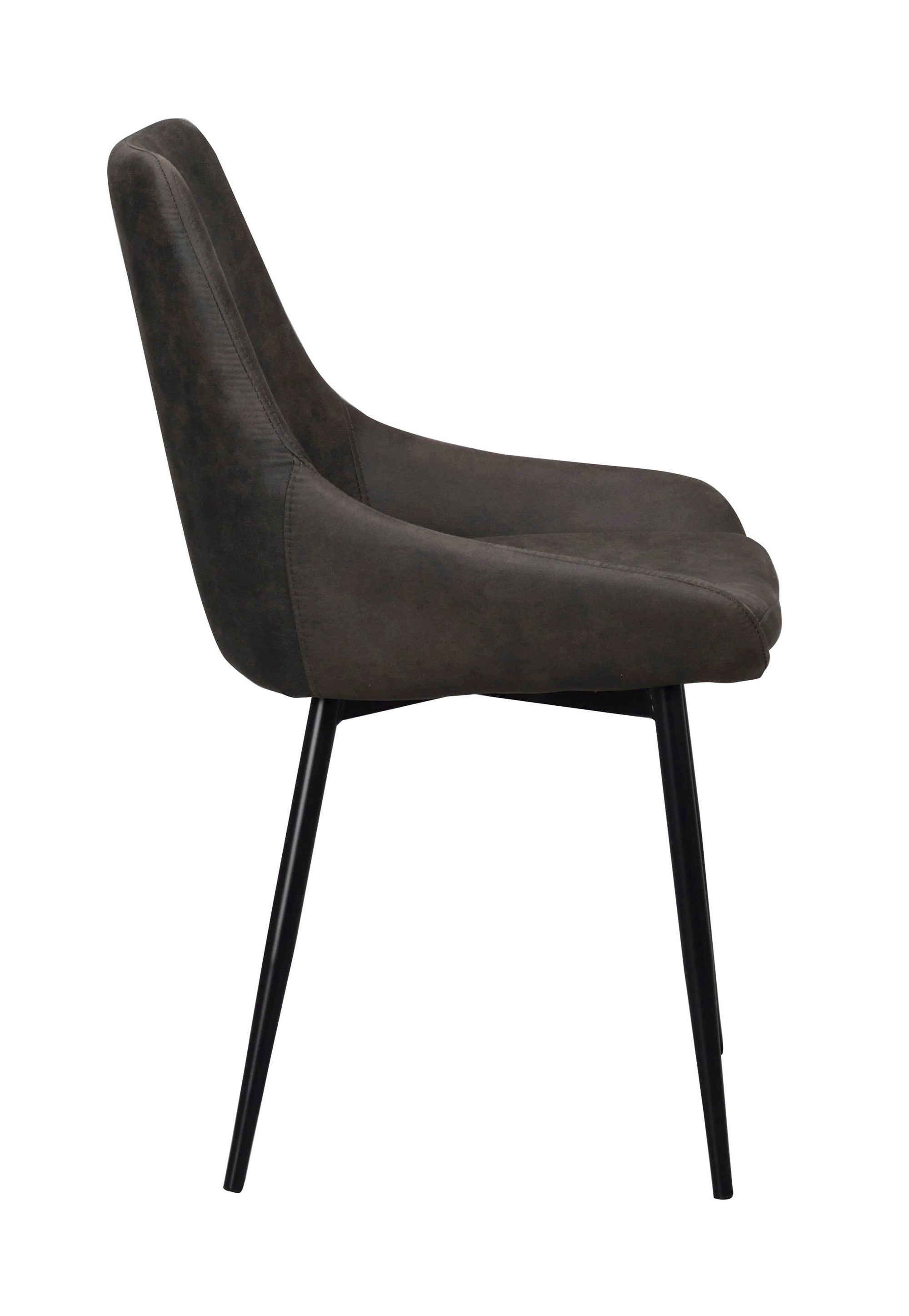 SIERRA Set of 2 Chairs – Dark grey/black – 4