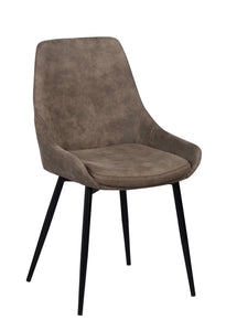 SIERRA Set of 2 Chairs – Beige/black – 5