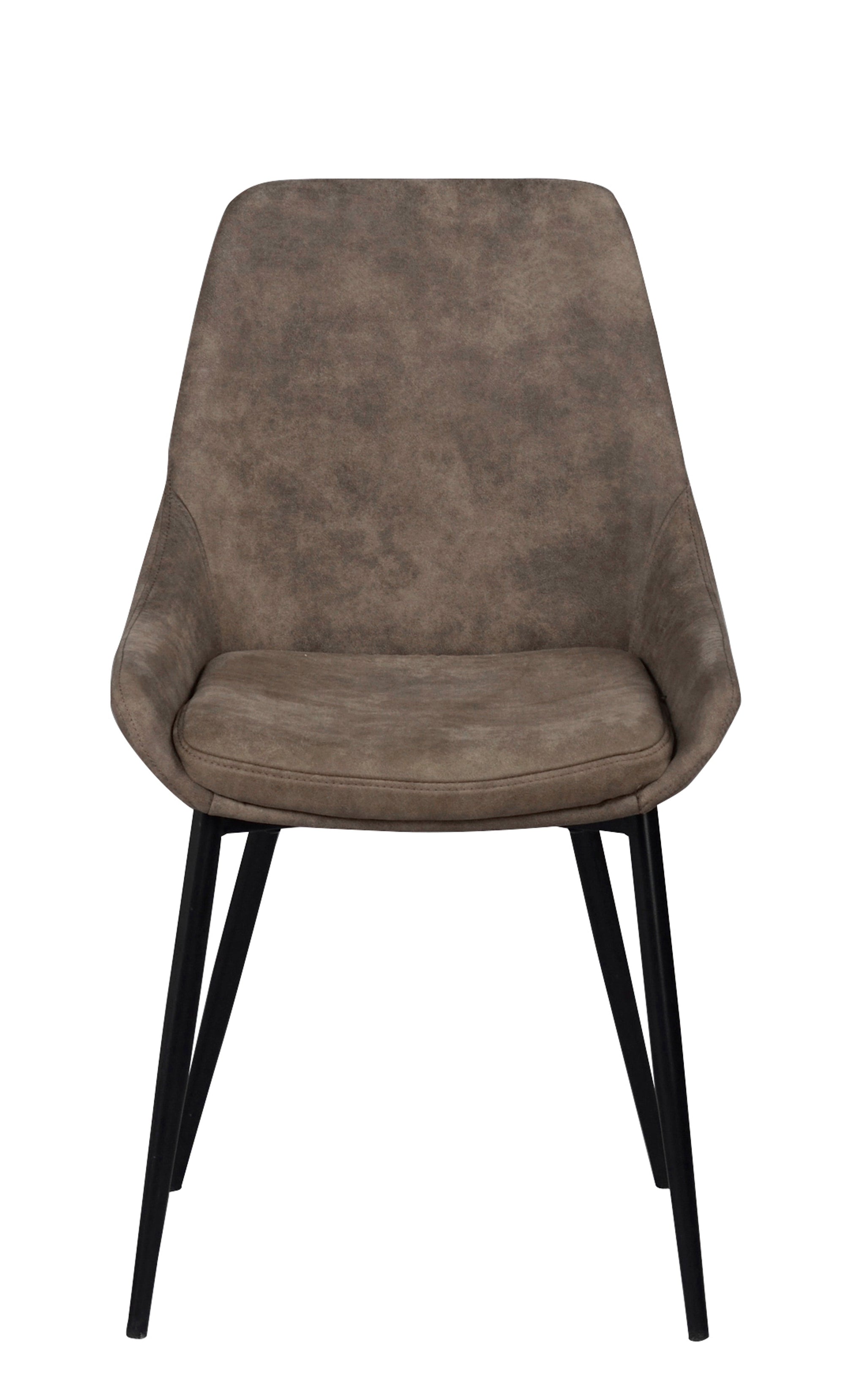 SIERRA Set of 2 Chairs – Beige/black – 1