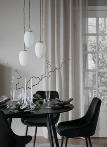 SIERRA Velvet Set of 2 Chairs – Black Velvet – 3
