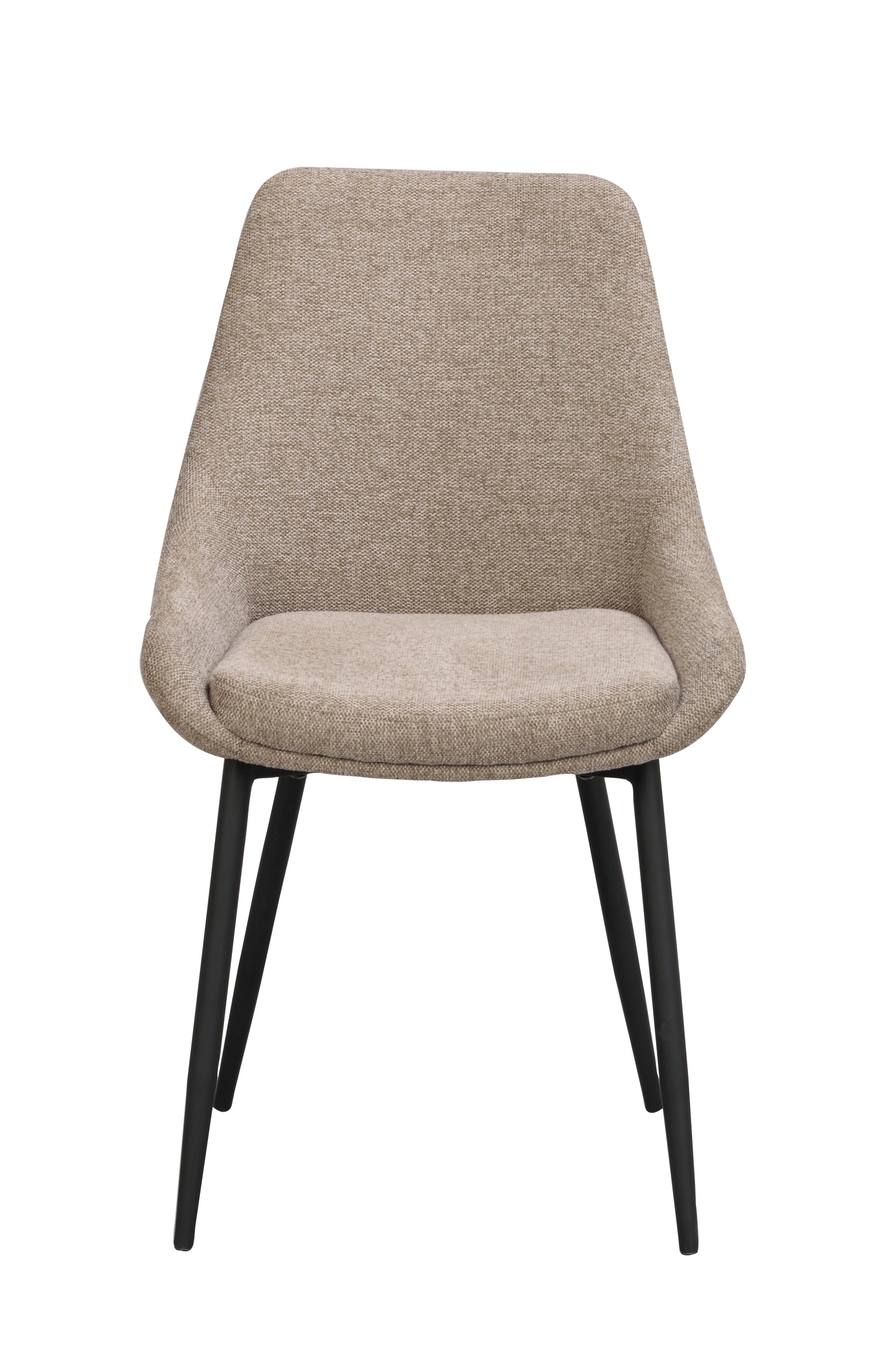 SIERRA Fabric Set of 2 Chairs – Beige – 1
