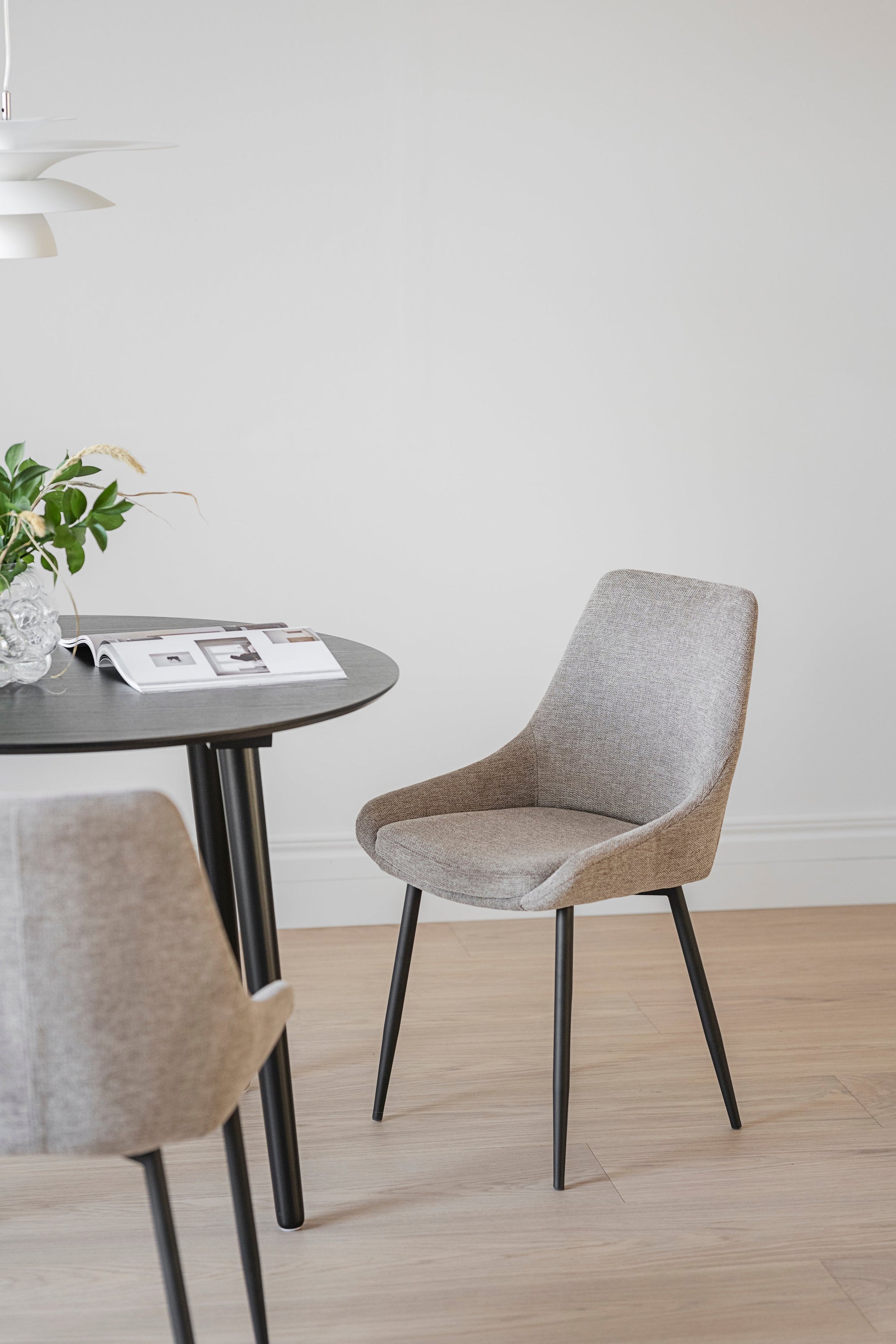 SIERRA Fabric Set of 2 Chairs – Beige – 4