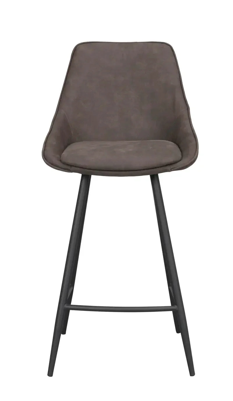 Rowico Sierra Bar Chair in Dark Grey (2-Pack)