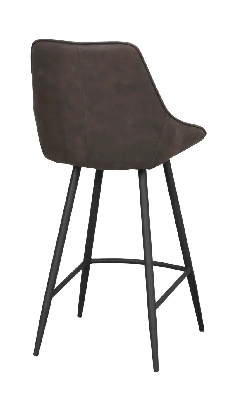 Rowico Sierra Bar Chair in Dark Grey (2-Pack)