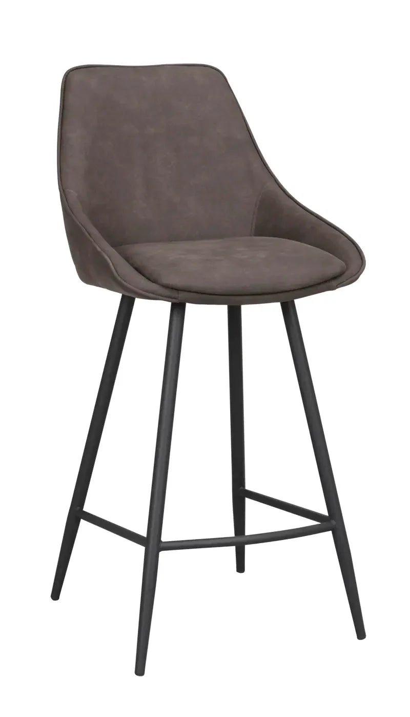 Rowico Sierra Bar Chair in Dark Grey (2-Pack)