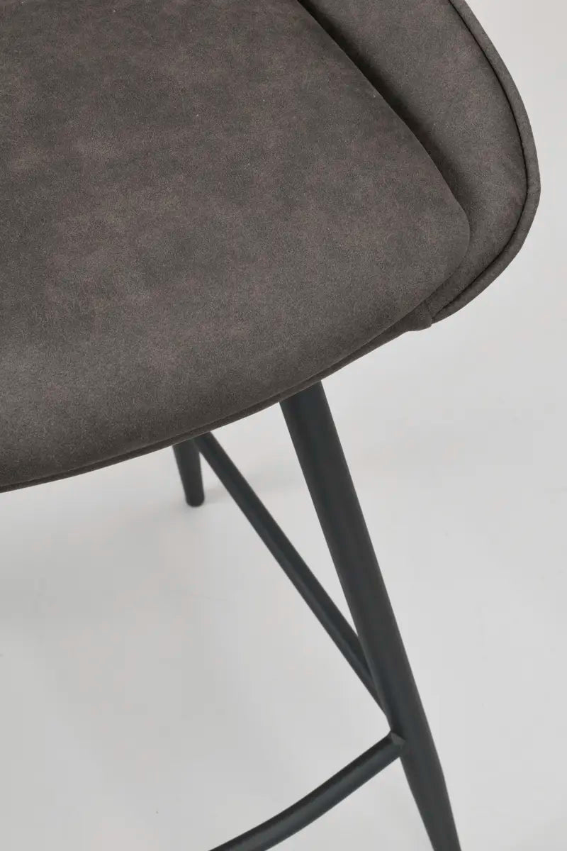 Rowico Sierra Bar Chair in Dark Grey (2-Pack)