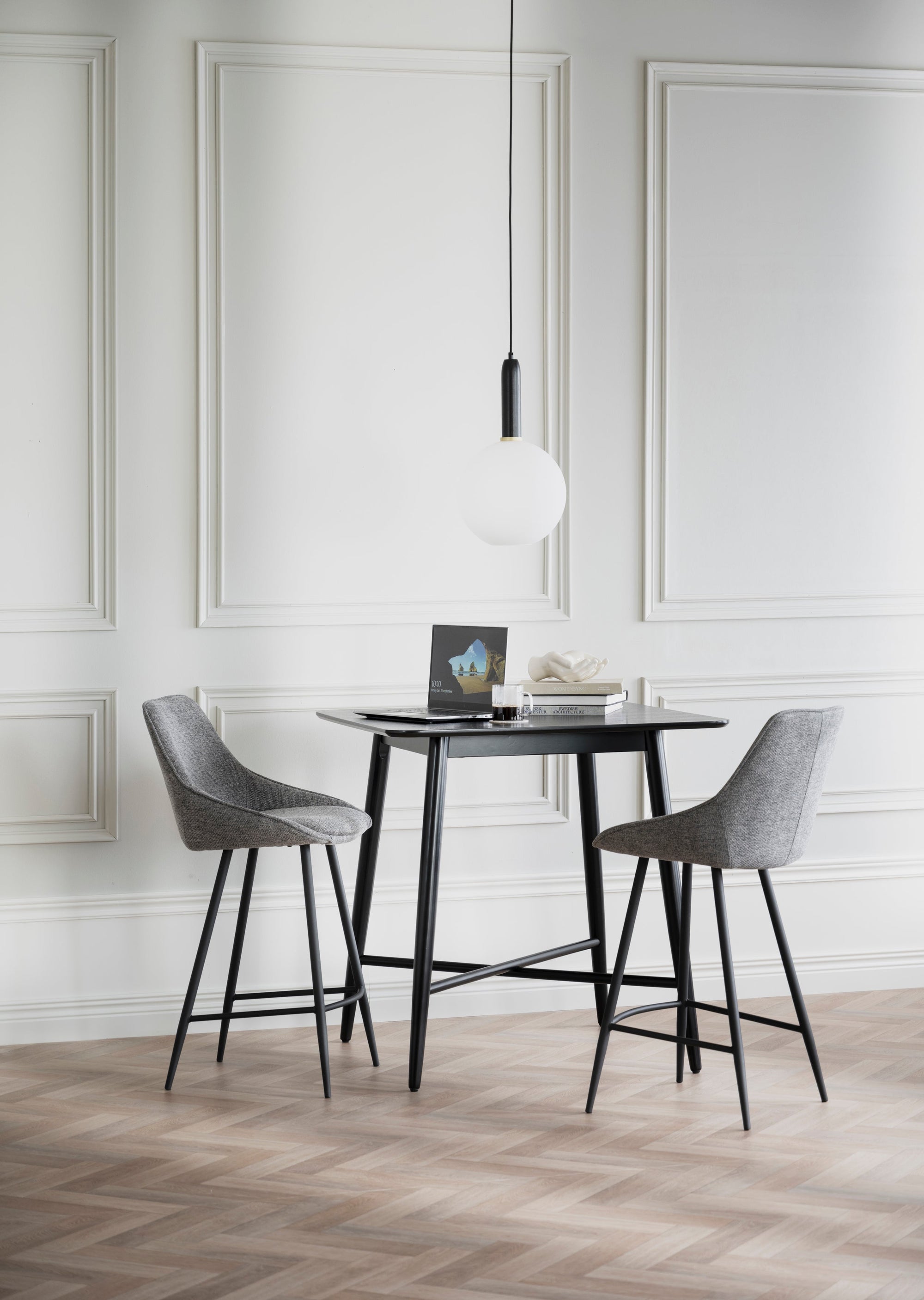 Sierra Bar Chair (2-Pack) – Grey – 3