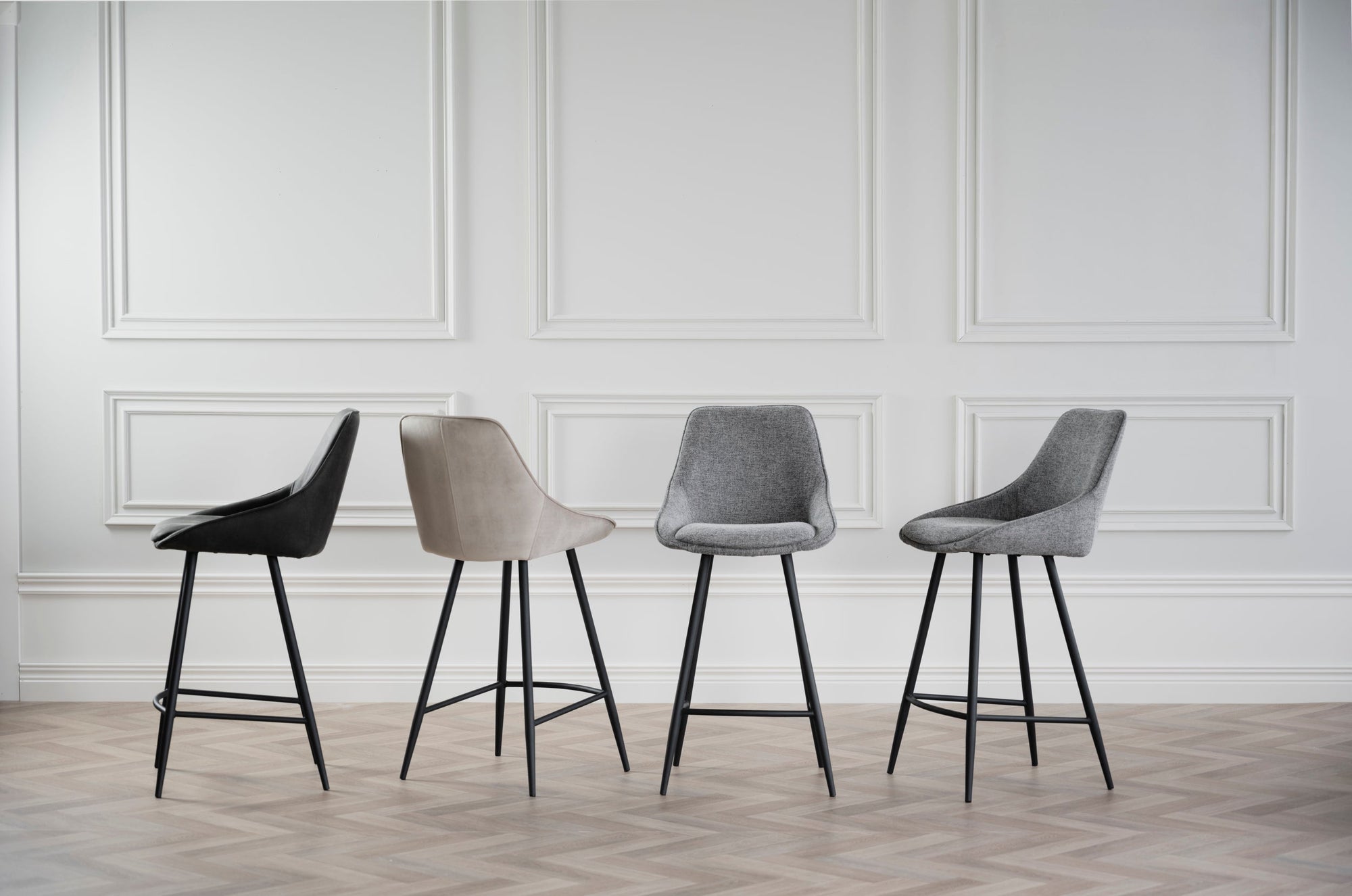 Sierra Bar Chair (2-Pack) – Beige Velvet – 4
