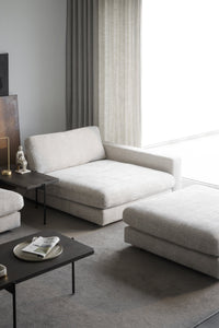 Duncan 1.5-Seater Chaise Longue – Right / Light Grey – 2