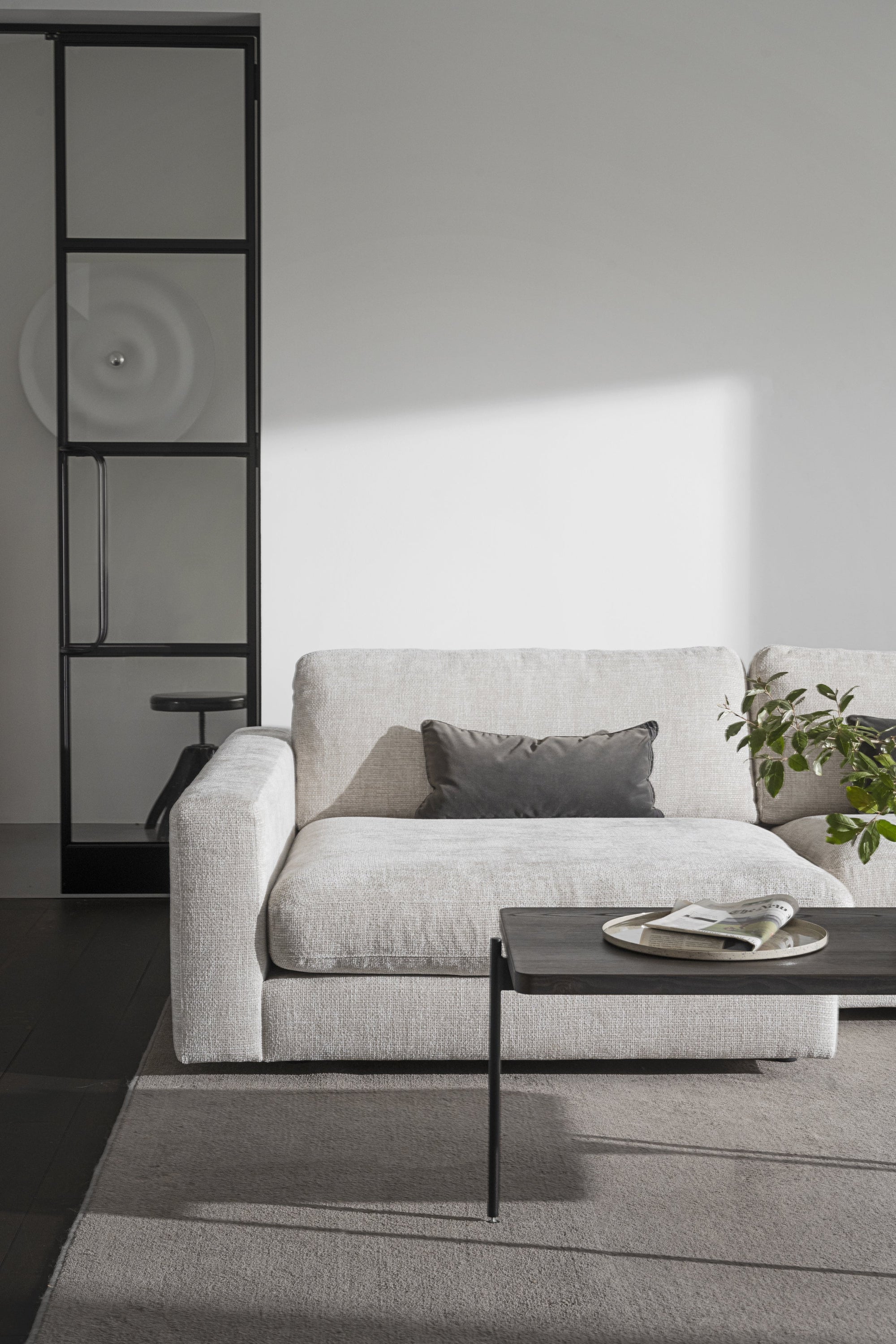 Duncan 1.5-Seater Chaise Longue – Left / Light Grey – 2