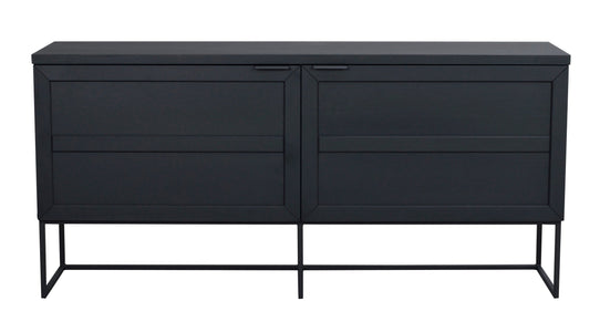 EVERETT Oak Sideboard 160CM – Black Stained Oak – 1